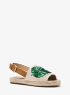 Michael Michael Kors Fisher Palm Embroidered Espadrille