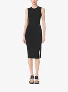 Michael Kors Collection Belted Stretch-viscose Sheath Dress