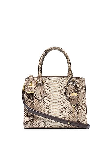 Michael Kors Collection Casey Small Python Satchel
