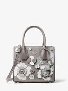 Michael Michael Kors Mercer Floral Embellished Leather Crossbody