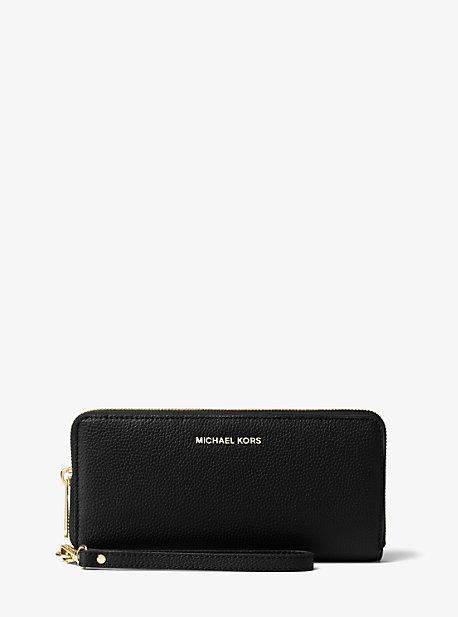 Michael Michael Kors Mercer Leather Continental Wristlet