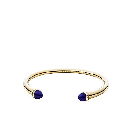Michael Kors Embellished Gold-tone Arrow Cuff