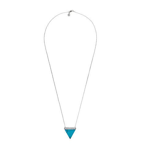 Michael Kors Triangle Long Pendant Necklace