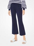 Michael Michael Kors Stretch-twill Cropped Sailor Pants