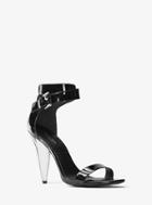 Michael Kors Collection Niki Patent Calf Leather Sandal