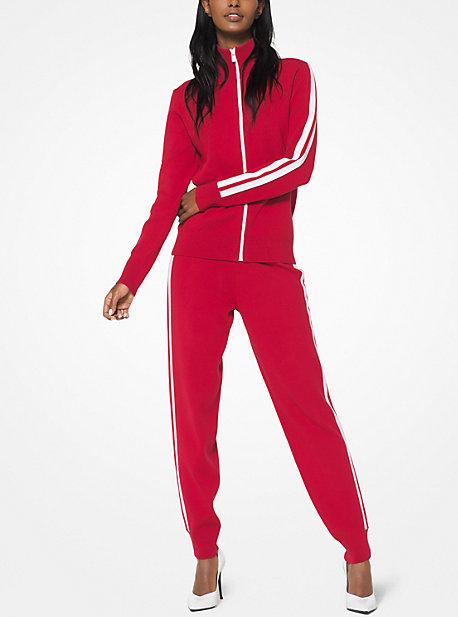 Michael Kors Collection Stretch-viscose Track Jacket