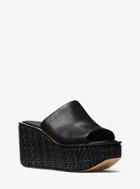 Michael Kors Collection Jane Leather Slide