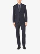 Michael Kors Mens Slim-fit Two-button Wool Suit