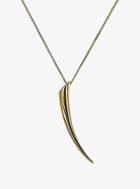 Michael Kors Gold-tone Horn Pendant Necklace