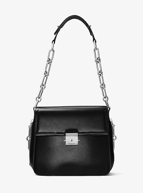 Michael Kors Collection Mia French Calf Envelope Shoulder Bag