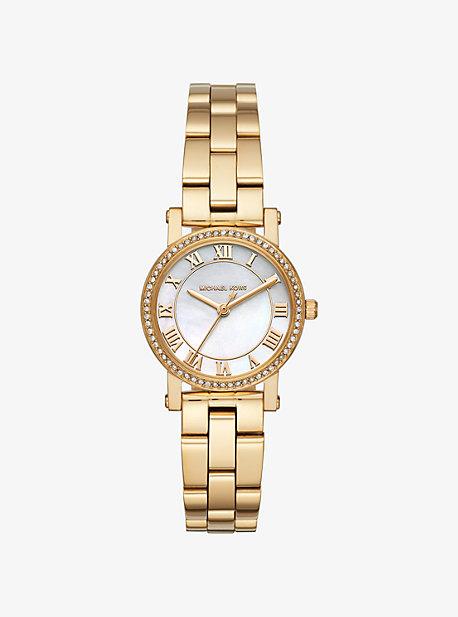 Michael Kors Petite Norie Pave Gold-tone Watch