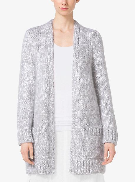 Michael Kors Collection Cotton And Mohair Tweed Cardigan
