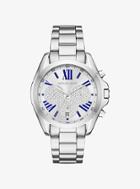 Michael Kors Bradshaw Pave Silver-tone Watch