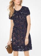 Michael Michael Kors Floral Applique Lace Shift Dress
