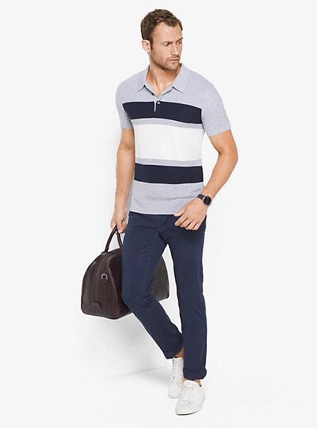 Michael Kors Mens Cotton Sweater Polo Shirt