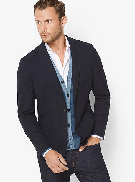 Michael Kors Mens Slim-fit Lightweight Wool Blazer