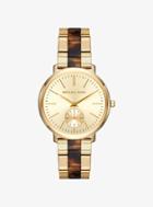 Michael Kors Jaryn Gold-tone And Acetate Watch