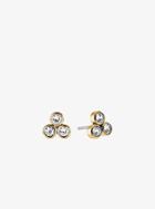 Michael Kors Crystal Gold-tone Cluster Earrings