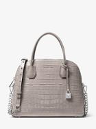 Michael Michael Kors Mercer Embossed-leather Dome Satchel