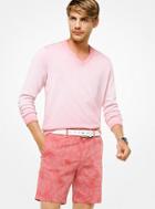 Michael Kors Mens Gradient Cotton V-neck Pullover