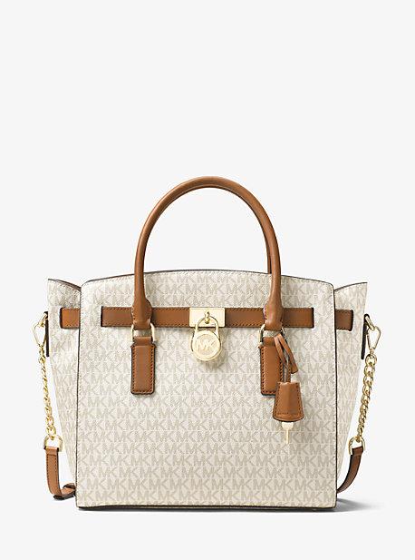 Michael Kors Studio Hamilton Large Logo Satchel