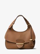 Michael Kors Collection Josie Large French Calf Leather Shoulder Bag