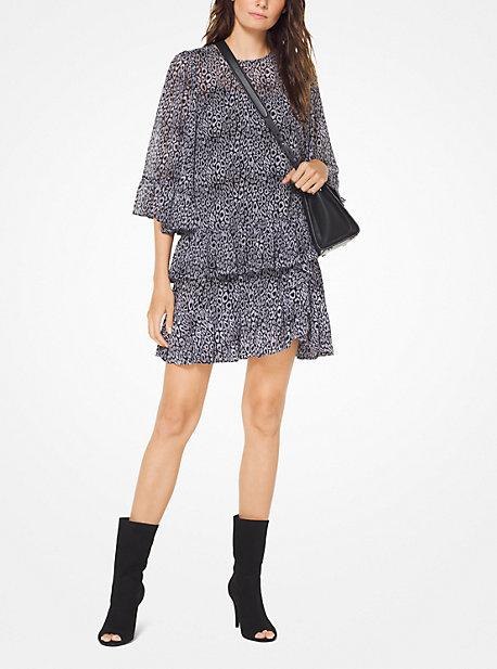 Michael Michael Kors Leopard Georgette Top