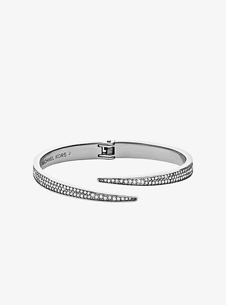 Michael Kors Matchstick Pave Silver-tone Cuff