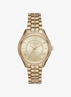 Michael Kors Lauryn Pave Gold-tone Watch