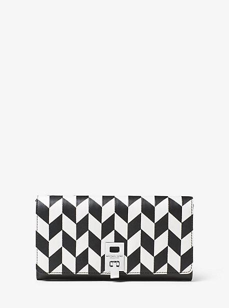 Michael Kors Collection Miranda Applique Leather Continental Wallet