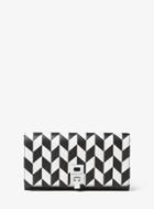 Michael Kors Collection Miranda Applique Leather Continental Wallet