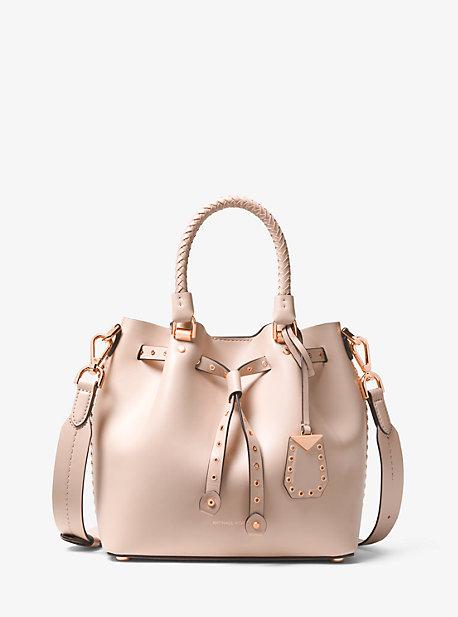 Michael Michael Kors Blakely Small Grommeted Leather Bucket Bag