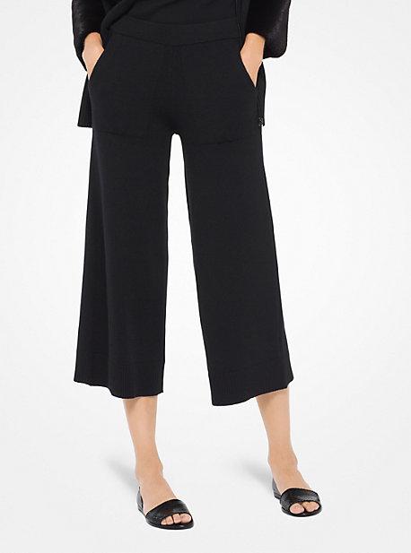 Michael Kors Collection Cashmere-blend Gaucho Pants