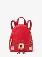 Michael Michael Kors Rhea Mini Floral Applique Leather Backpack