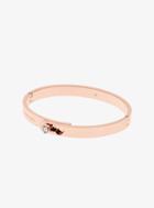 Michael Kors Rose Gold-tone Heart Hinge Bracelet