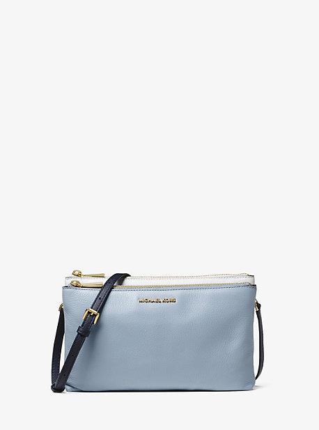 Michael Michael Kors Adele Color-block Pebbled Leather Crossbody