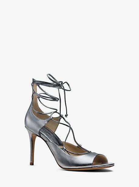 Michael Kors Valerie Metallic Nappa Sandal