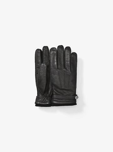Michael Kors Mens Leather Gloves