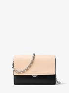 Michael Kors Collection Yasmeen Small Leather Clutch