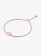 Michael Kors Rose Gold-tone Heart Slider Bracelet