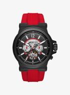Michael Kors Dylan Automatic Black-tone And Silicone Watch