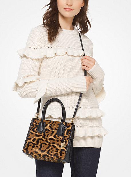 Michael Michael Kors Ruffled Ribbed Pullover