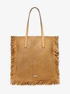 Michael Kors Collection Maldives Woven Leather Tote