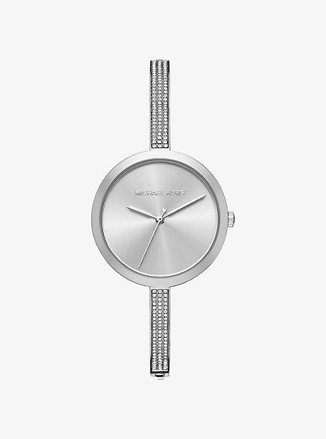 Michael Kors Blakely Pave Silver-tone Watch