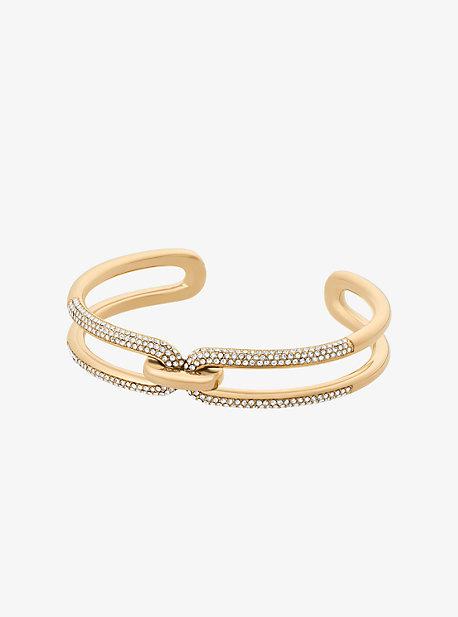 Michael Kors Pave Gold-tone Link Cuff