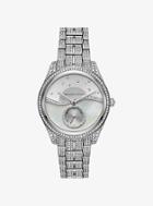 Michael Kors Lauryn Celestial Pave Silver-tone Watch