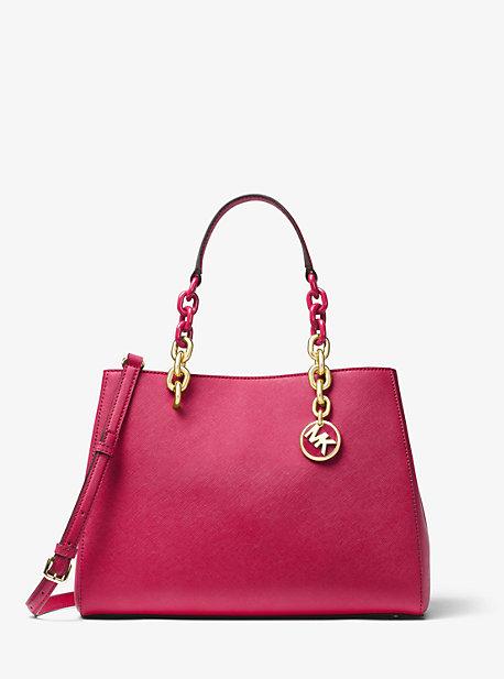 Michael Michael Kors Cynthia Saffiano Leather Satchel