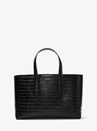 Michael Kors Mens Mason Reversible Embossed-leather Tote