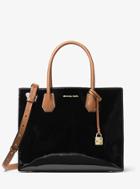 Michael Michael Kors Mercer Large Color-block Patent Leather Tote