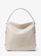 Michael Michael Kors Griffin Large Logo Jacquard Shoulder Bag